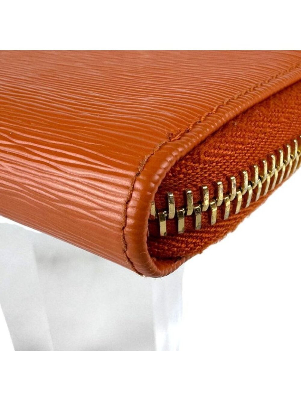 Prada Coin Case Coin Purse Orange - Picture 9 of 10